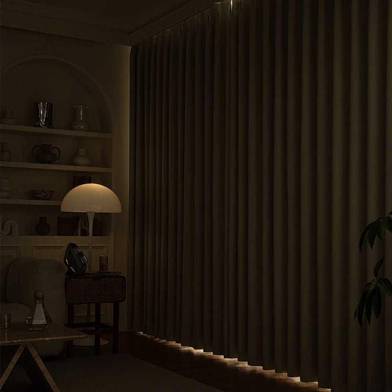 Light Luxury Living Room Drapes Floor-to-ceiling Window Curtain Hotel