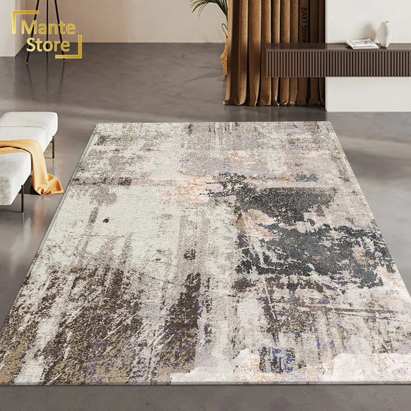 Modern Floor Mat For Living Room Abstract Rug Custom Large Carpet